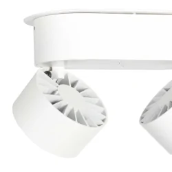 ceiling luminaire FEZ 2 flames IP20, white dimmable