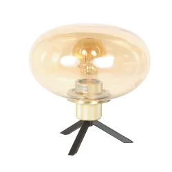 Lampe de table REFLEXION à 1 flamme E27 IP20, laiton gradable