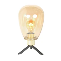 Lampe de table REFLEXION à 1 flamme E27 IP20, laiton gradable