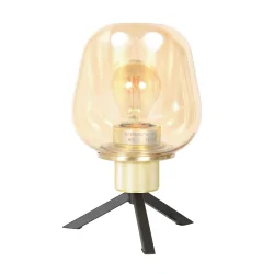 Lampe de table REFLEXION à 1 flamme E27 IP20, laiton gradable