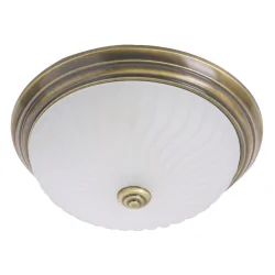Applique et plafonnier CEILING AND WALL à 1 flamme E27 IP20, bronze, blanche gradable