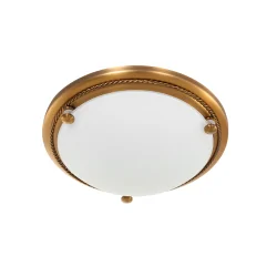 Applique et plafonnier CEILING AND WALL à 1 flamme E27 IP20, bronze, blanche gradable