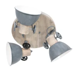 Mexlite Spot GEARWOOD, 3 flames, white