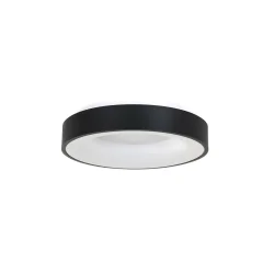 ceiling luminaire RINGLEDE - Ø 30CM small, round, direct / indirect IP20, black matt dimmable
