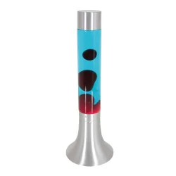 Lampe de table VOLCAN cylindrique, avec interrupteur E14 IP20, acier brossé 
