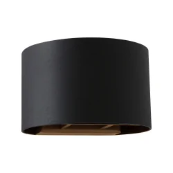 wall luminaire MURO up / down, round, adjustable G9 IP20, steel brushed dimmable