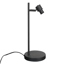 table lamp BAMBUS E14 IP20, wood, black dimmable