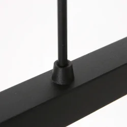 Luminaire à suspension STANG 3 flammes E27 IP20, noir gradable