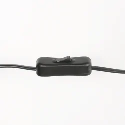 Lampe de table STANG à 1 flamme E27 IP20, noir gradable