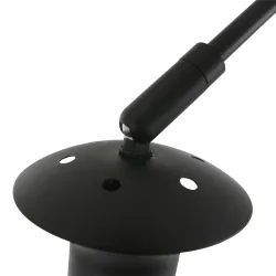 Luminaire mural MAZE NATURAL à 1 flamme E27 IP20, noir gradable