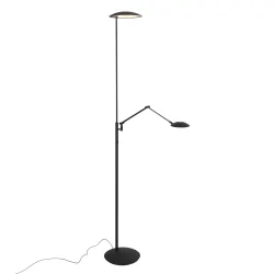 floor lamp DAPHNE 2 2 flames IP20, black dimmable