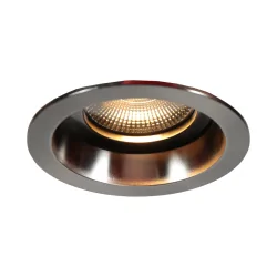 Projecteur encastré PELITE SPOT à 1 flamme IP44, acier gradable