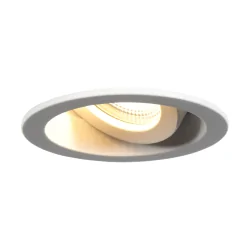 Projecteur encastré PELITE SPOT à 1 flamme IP44, blanche gradable