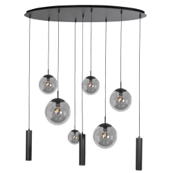 Luminaire à suspension BOLLIQUE E27 + GU10 IP20, gradable