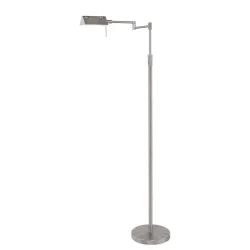 Mexlite Floor lamp KARL, 1 flame, steel