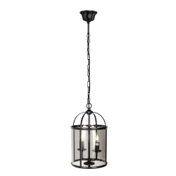 Luminaire à suspension PIMPERNEL à 2 flammes E14 IP20, noir gradable