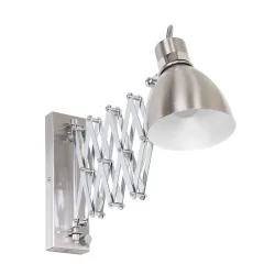 Steinhauer Wall luminaire SPRING, 1 flame, black