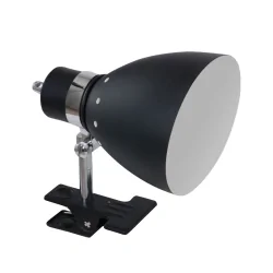 Steinhauer Spot SPRING zum Klemmen, 1 flame, metal, black