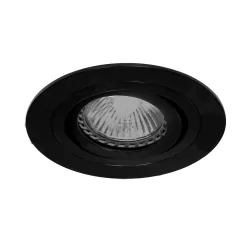 Lumière encastrée PÉLITE SPOT rond, pivotant GU10 IP20, noir mat gradable