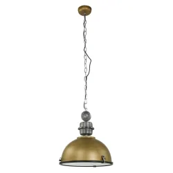 pendant luminaire BIKKEL - Ø 42CM 1 flame, medium E27 IP20, green dimmable
