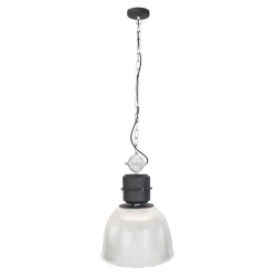 Luminaire à suspension CLEARVOYANT à 1 flamme, rond E27 IP20, gradable