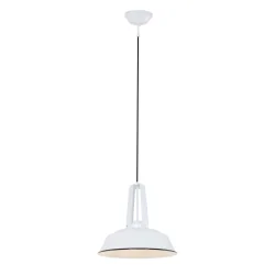 Mexlite Pendant luminaire EDEN, 1 flame, 42cm, white