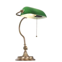 Mexlite Table lamp BELANA, 1 flame, bronze
