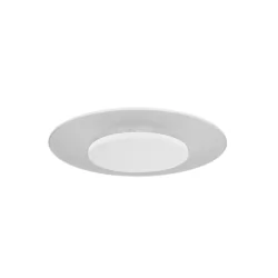 Luminaire de plafond LIDO petit, rond, indirect, perforé IP20, blanc mat gradable