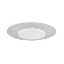 Luminaire de plafond LIDO rond, médium, indirect, perforé IP20, noir mat gradable