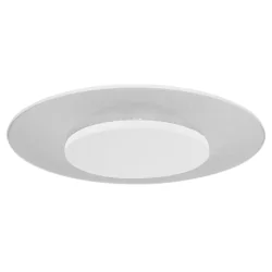 Luminaire de plafond LIDO grand, rond, indirect, perforé IP20, noir mat gradable