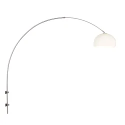 wall luminaire SPARKLED LIGHT half round, adjustable E27 IP20, steel brushed 