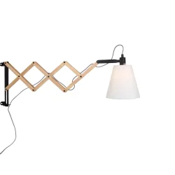 Mexlite Wall luminaire DION, 1 flame, beech