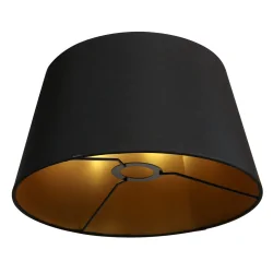 Abat-jour K5894 rond, noir