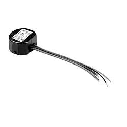 Unité d’alimentation Led DC 12W 24V DU version pour montage encastré, constante de tension, commutable, noir 