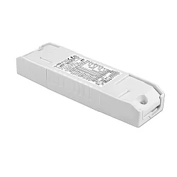 Driver de LED PRO FLAT 40 avec décharge de traction, courant constant, réglable, commutable, blanche