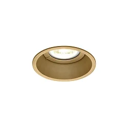 Lumière encastrée DEEP 1.0 PAR16 rond, avec ressorts à lames GU10 IP20, champagne CRI 90