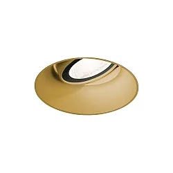 Projecteur encastré DEEP ADJUST TRIMLESS 1.0 - PAR16 affleurant, pivotant à la cardan GU10 IP20, or gradable
