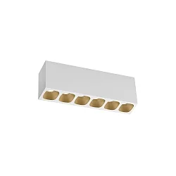 Spot PIRRO PETIT CEILING SURF 6.0 IP20, champagne, blanc mat 