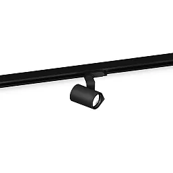 LED 3-phase Spot SQUBE ON TRACK 2.0, 12W 1800-2850K, incl. adapter, black