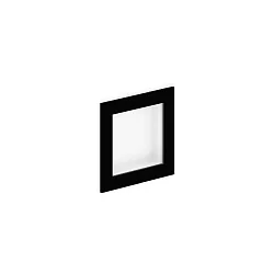 Luminaire d'encastrement mural  LITO WALL REC 1.0 IP20, noir mat 