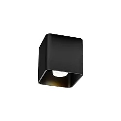 Luminaire de plafond DOCUS 1.0 forme en dé, reculer GU10 IP20, noir  gradable