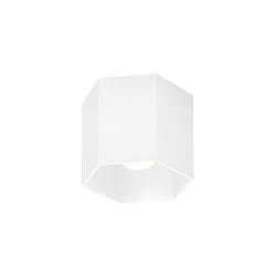 Downlight HEXO 1.0 - PAR16 à 1 flamme, angulaire, sans réflecteur GU10 IP20, mat, blanc trafic gradable