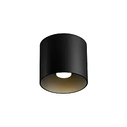 Downlight RAY 1.0 - PAR16 cylindrique, sans réflecteur GU10 IP20, mat, noir profond gradable