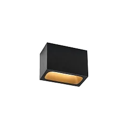 Luminaire de plafond PIRRO OPAL CEILING SURF 2.0 IP20, or, noir mat gradable