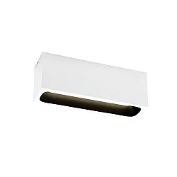Luminaire de plafond PIRRO OPAL CEILING SURF 4.0 IP20, noir mat, blanc mat gradable