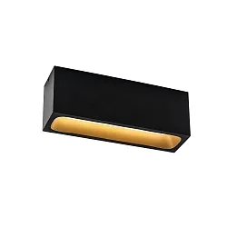 Luminaire de plafond PIRRO OPAL CEILING SURF 4.0 IP20, or, noir mat gradable