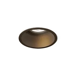Downlight DEEPER 1.0 rond, reculer GU10 IP20, bronze gradable