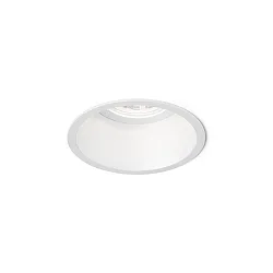 Downlight DEEPER 1.0 rond, reculer GU10 IP20, blanche gradable