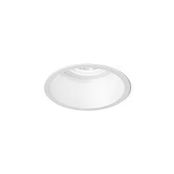 Downlight DEEPER IP44 1.0 rond, reculer GU10 IP44, blanche gradable