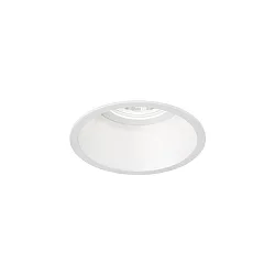 Projecteur encastré DEEPER IP44 1.0 - LED rigide, multipower, avec ressorts à lames IP44 / IP20, mat, blanc trafic gradable